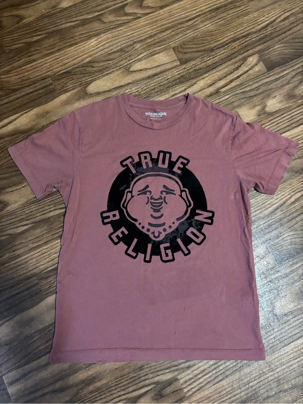 True Religion * Large Front Print Unisex Small * Short Sleeve Tee.